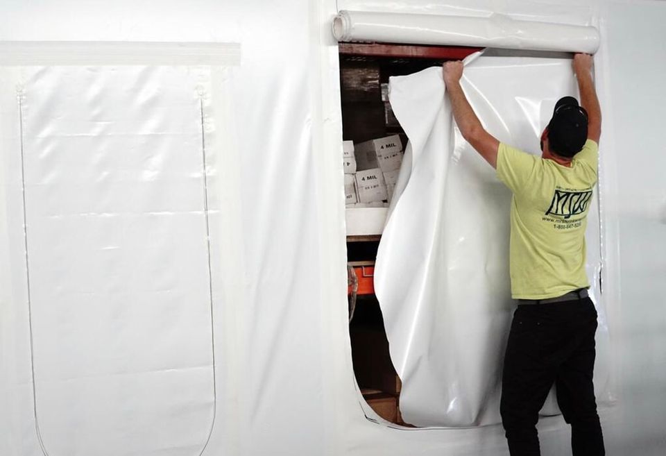 Zip Doors drzwi do wklejania do elementów zabezpieczonych folią termokurczliwą (200x130cm) - obrazek 4